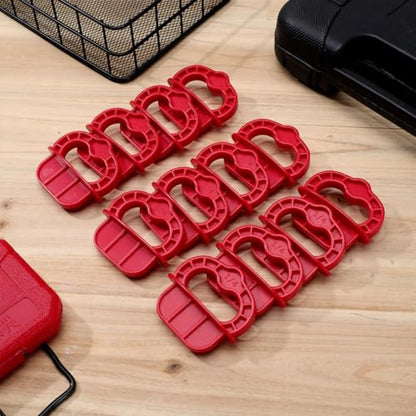 UKCOCO 12 Pack Deck Board Spacer Rings 1/4 inch Deck Spacers for Decking Board Spacers Straightening Tool Portable Alignment Rings for DIY and Contractor Installations