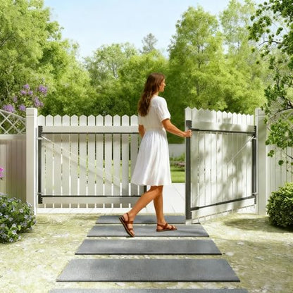 DIYHD Adjustable Anti-Sag Gate Frame Kit for 2x4 Lumber, 2 Pack - color: 2 pack, size: 60"~96" Wide, 4'~5' High