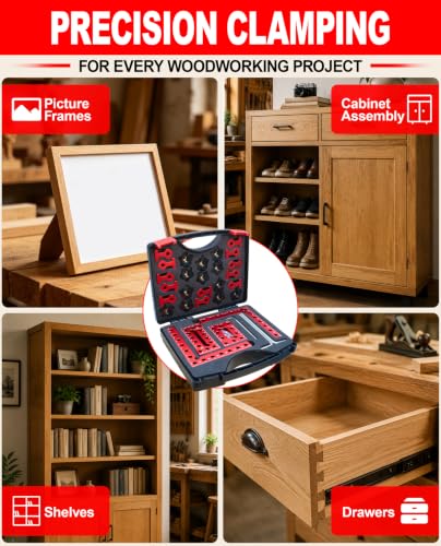 12 Pack Corner Clamps for Woodworking 90 Degree Corner Clamp with Box.
