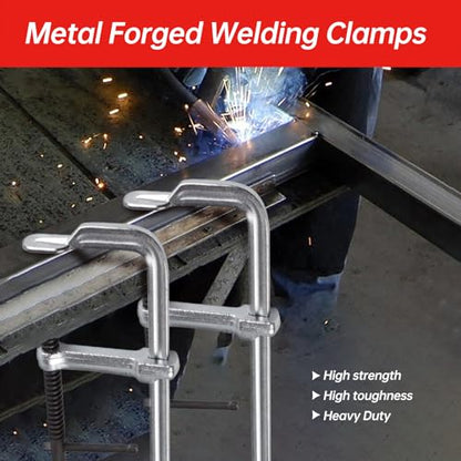 4-Pack 12 Inch Welding Bar Clamps