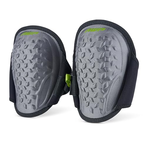 AWP Gel Pro Flooring Knee Pads with Dual-Layer Gel and Foam Padding - style: Gel/Round