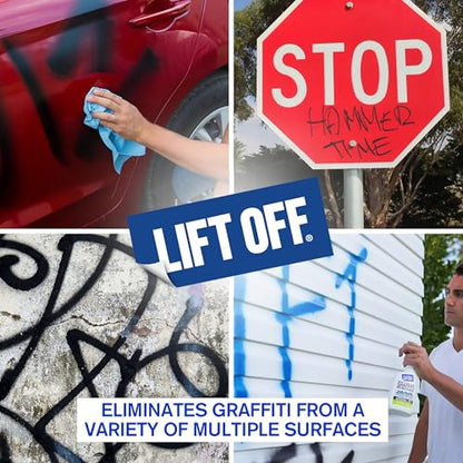Lift Off Spray Paint & Graffiti Remover, 22 fl oz, 41101 - size: 22 Fl Oz (Pack of 1)