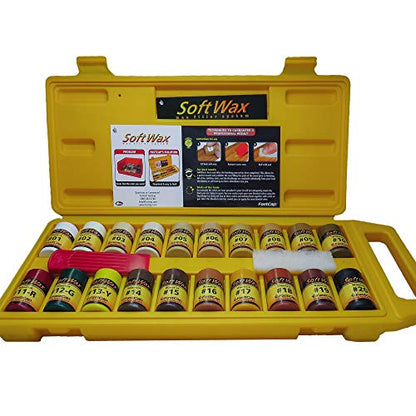 FastCap Laserjamb FastCap WAXKIT Softwax Kit, 0.7 Ounce (Pack of 20), 20 Colors, 14 Ounce