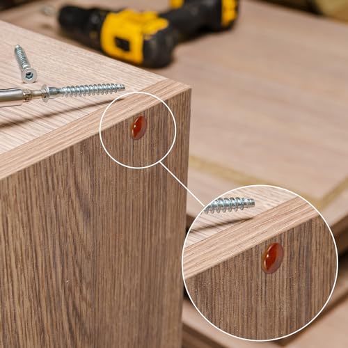 Bucherry 120 Pieces 4 Sizes Wood Plugs, Classic Style - style: Classic Style