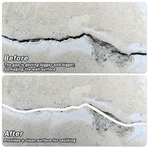 Frienda Backer Rod Foam Rubber Caulk Saver Concrete Expansion Joint Filler Weather Strip Seal for Gaps and Joints (White,1/8 Inch X 100 ft) - color: White, size: 1/8 Inch x 100 ft