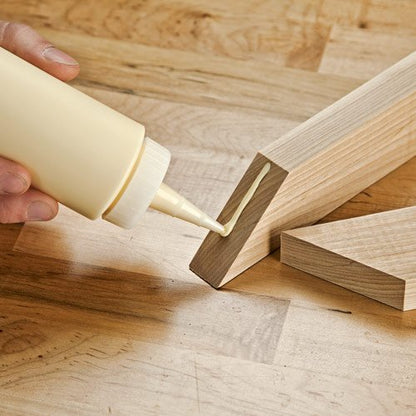 Rockler Wood Glue Applicator Set with Bottle, Brush & Glue Spout