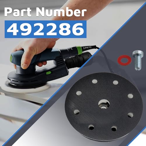 492286 D125 5" 8-Hole Soft Sanding Pad for ETSC/EC125/Jetstream