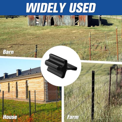 10PCS Safe T Shaped Post Caps,Black T-Post Safety Vinyl Fence Post Cap,Protector Cover for T Post End Protection