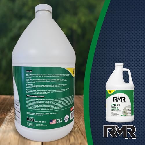 RMR-86 Instant Mold and Mildew Stain Remover Spray - Scrub Free Formula, 1 Gallon (Pack of 2) - size: 128 Fl Oz (Pack of 2)