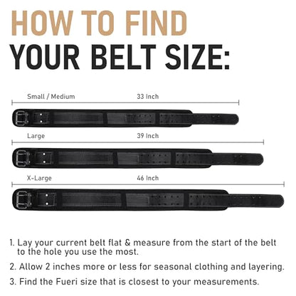 Fueri Electrician Tool Belt and Suspender Combo, Back Support Padded Belt - color: Black and Beige Tool Belt With Suspender, size: Medium ( 30'' - 36'' )