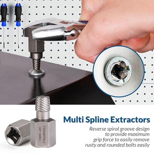 39Pcs Bolt Extractor Set and Drill Bit Kit - color: 39-pc
