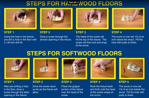 Squeeeek No More/o'berry Counter Snap Kit (3232) for Hardwood Floors