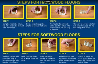Squeeeek No More/o'berry Counter Snap Kit (3232) for Hardwood Floors
