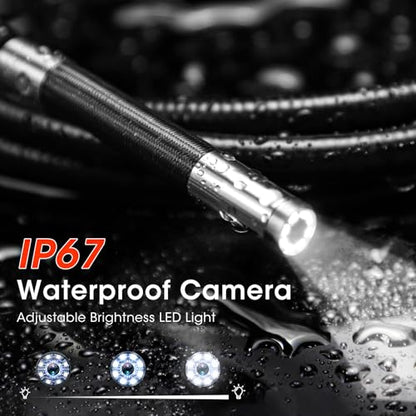 Articulating Borescope Camera with Light for Automotive,HVAC&Mechanics