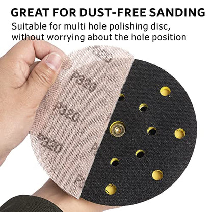 320GRIT 50pcs 5-Inch Mesh Abrasive Sanding Discs Hook & Loop Sandpaper, Dust Free Anti-Blocking Net Sandpaper Sheets for Auto Body, Wood, Drywall, Metal - style: P320 - 5 inch