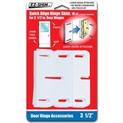 EZ SHIM 1.1 in. W x 3.5 in. L Plastic Hinge Shim 18 pk - size: 50 Count