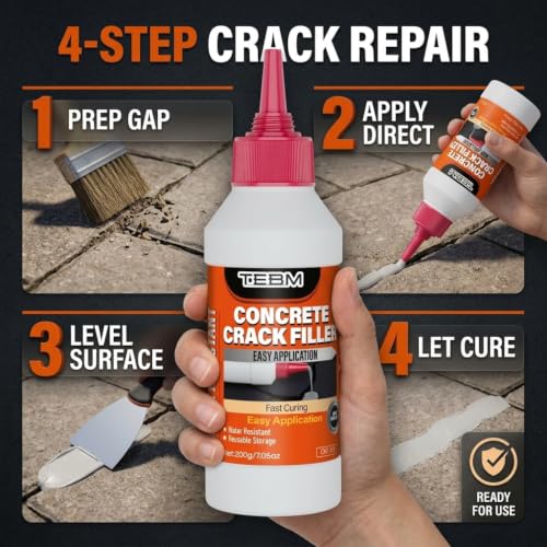 Concrete Fix Limestone Elastic sealant for Cracks and Joints Paintable for Woodworking, Woodturning Carpentry