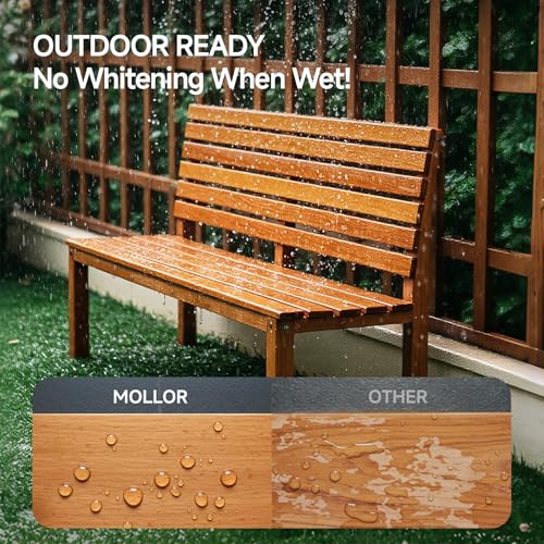 32 Oz Wood Stain and Sealer in One, Transparent, with Tools - color: Transparent, size: 32 FL.OZ