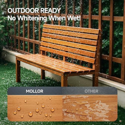 32 Oz Wood Stain and Sealer in One, Transparent, with Tools - color: Transparent, size: 32 FL.OZ