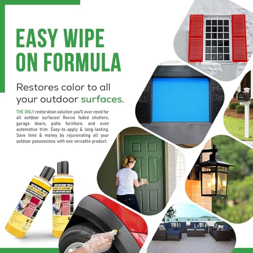 Wipe On | Advanced Color Restorer & Protactant, 08 Fl Oz. - size: Wipe On / 8 Fl Oz (Pack of 1)