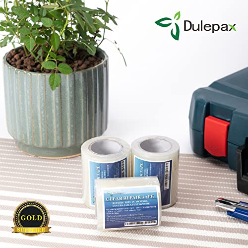 Dulepax-Tent Repair Tape,Awning Repair Tape,Boat Covers Repair,RV Covers Repair Kit,Tarp Repair,Canvas Pctch Kit,Sail Tape Etc...1 Roll of 30FT x 2.9" - size: 30 ft x 2.9"