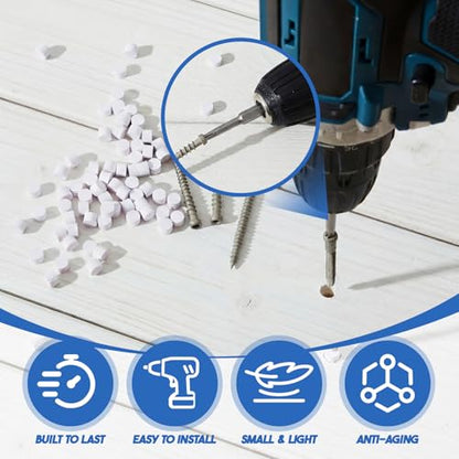 500 Pcs Plugs for PVC Composite Deck Boards,Purple - color: Purple