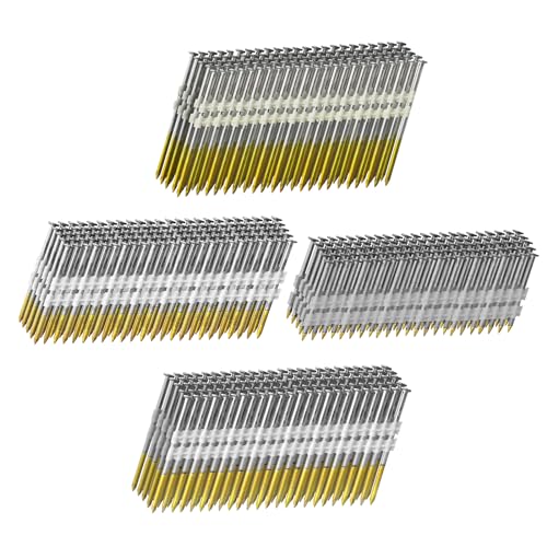 HDG 21 Degree Framing Nails 4 Assorted Sizes 400 PCS - size: Assembly-400 PCS