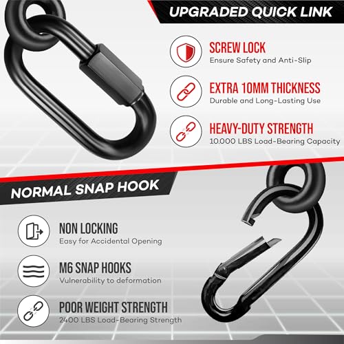 [Premium] Swing Hanger, Heavy-Duty 10MM Solid Swing Set Hardware