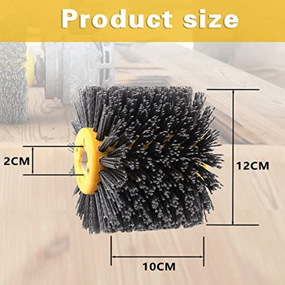 Shinboc 4.7 x 4 Inch Surface Conditioning Tool, 60 Grit Nylon Drawing Wheel - style: 60 Grit