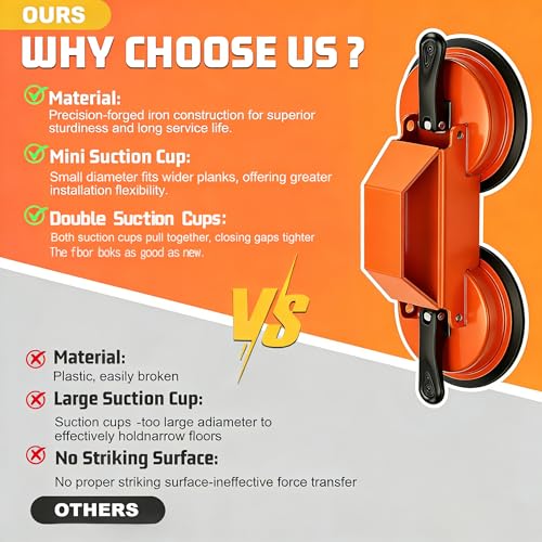 Floor Gap Repair Tool,Heavy Duty Floor Gap Fixer Suction Cup Tool