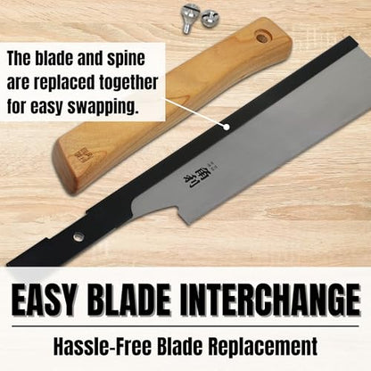 KAKURI Dozuki Dovetail Saw 8.2" Replacement Blade – Made in Japan - style: Japanese Dovetail Saw (Replacement Blade)