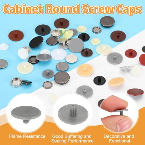uxcell 300Pcs 3x13mm Plastic Hole Plugs, Round Screw Cap Cover, Panel Drill Hole Plugs for Furniture Cabinet Cupboard Shelves Fencing Post Pipe Insert End Caps, Gray - color: Gray, size: 3x13mm