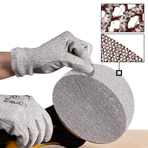 Mirka Abranet 6 Inch 100 Grit Mesh Sanding Discs, Hook and Loop, 10 Pack - size: 100