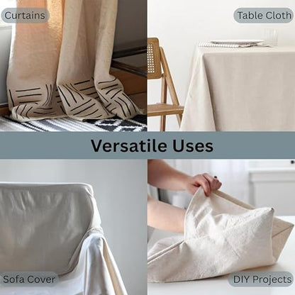 5x5ft Recycled Cotton All Purpose Canvas Tarp Cover Painter Drop Cloth-4Pk - size: Pack of 4 - 5*5 Ft