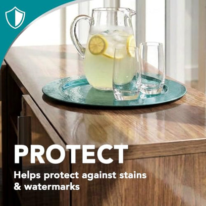 Weiman Cabinet & Wood Clean & Shine Spray - Furniture, Kitchen Cabinets, Baseboard & Trim, Fresh Almond Scent, Microfiber Cloth Included - size: 16 fl oz (Pack of 1)