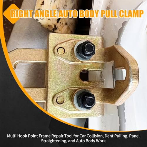 5 Ton Auto Body Repair Clamp, Right-Angle Two-Way Body Pull Clamps