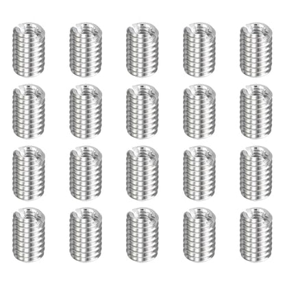 HARFINGTON 20pcs Thread Repair Inserts M4 x 0.7 Male to M2 x 0.4 Female Thread 6mm Long Stainless Steel Reducing Nuts Metric Self Tapping Sleeves Threaded Reducer Industrial Fasteners - size: M4 x 0.7 Male to M2 x 0.4 Female x 6mm