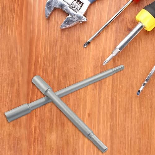 2 Pack 7"+10" Forstner Drill Bit Extension, 3/8" Round Shank - size: 7 Inch+10 Inch