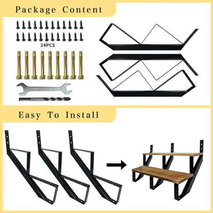 2 Step Metal Stair Step Steel Riser Stringers for 19.4" Height Deck, 3Packs - size: 2 Steps