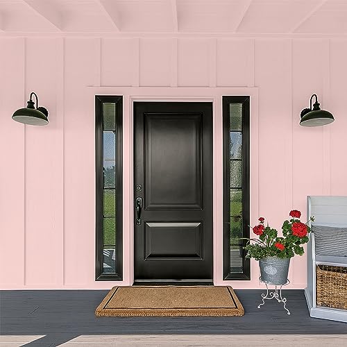Glidden Total Exterior Paint & Primer All-in-One, Strawflower/Red, Flat, 1 Gallon - color: Strawflower, size: 128 Fl Oz (Pack of 1)