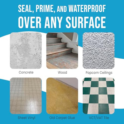 Perfect Primer Encapsulant | Asbestos Sealer | No Mastic Removal Required | Adheres New Coatings To Old Mastics | Medium Grey | 1 Gallon (3.7 Liters)
