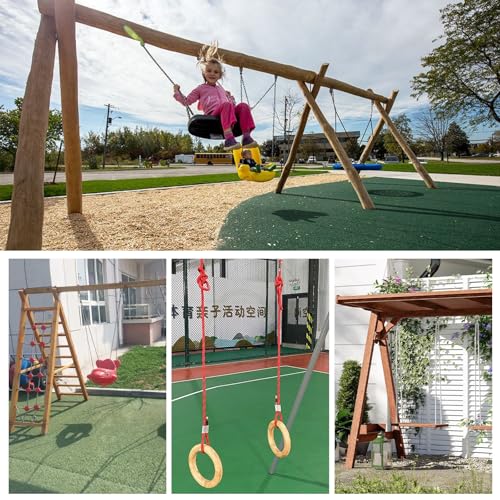 Swing Set Accessories,Swing Set Hardware，Swing Set Brackets, Over 6500 Pounds Enhanced,of Yoga Chair, Porch, Saucer,Hanging Bracket, Indoor and Outdoor Sets,with Baby, Kids, (2 Pack)