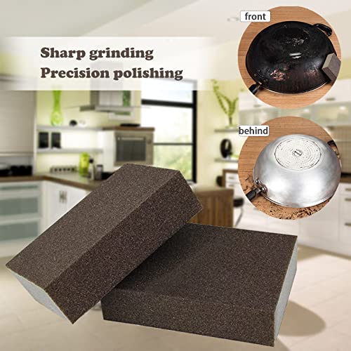 Sanding Sponge, 60-220 Grit Assortment Sanding Block - size: 60-220grit,4PCS