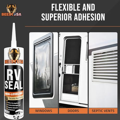 BEEST RV Roof Lap Sealant, Non-Leveling Waterproof Caulk, 1-Pack - size: Pack 1
