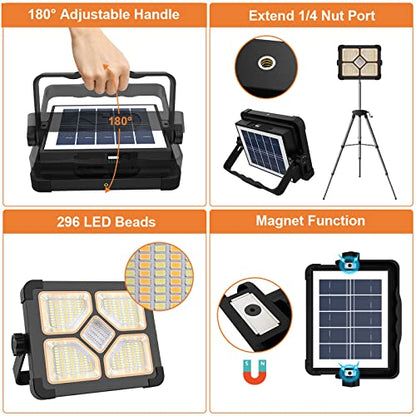 ERAY Portable LED Work Light with Rechargeable Battery 15000mAh 10000 LM