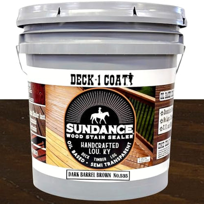 Sundance Deck*1 Coat - Dark Barrel Brown No.535 - color: Dark Barrel Brown