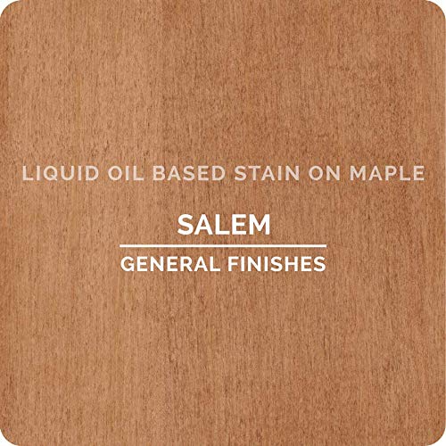 General Finishes Oil Based Penetrating Wood Stain, 1 Quart, Salem - color: Salem, size: 1 Quart