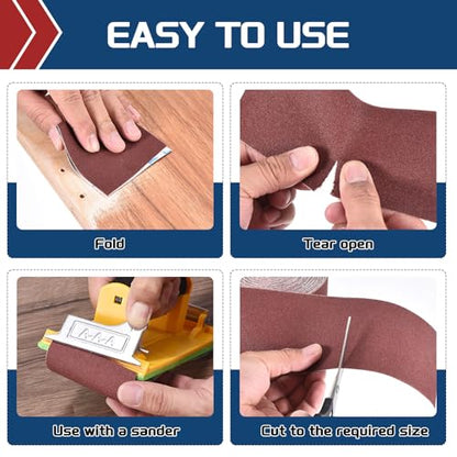 Sandpaper Roll 1Inch 26FT 600Grit Aluminum Oxide Emery Cloth Roll - size: 1 Inch x 25 Feet 600 Grits