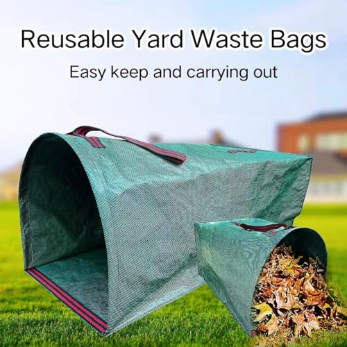RISETEX Heavy-Duty 72 Gallon Standable Collapsible Yard Waste Leaf Bags - style: 1 Pack