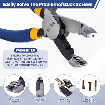 6" Multi-Function Stripped Screw Extractor Pliers